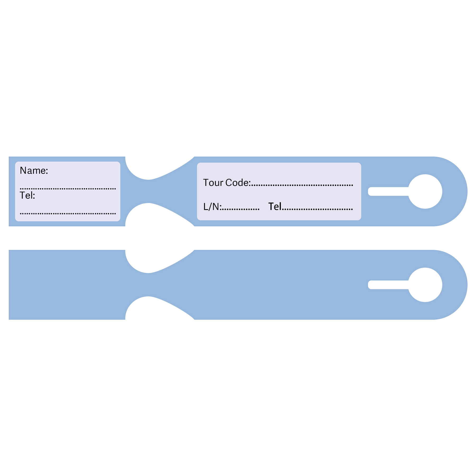 FlyFlyPromos - Paper Luggage Tags Image 2 - Promotional Product